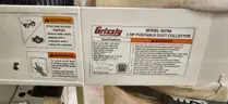 Grizzly Portable Dust Collector 2HP