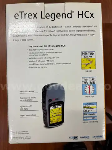 2-Etrex legend Hcx personal navigator