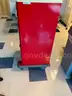 Red Medicine Cart &#x26; IV Pole