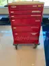 Red Medicine Cart &#x26; IV Pole