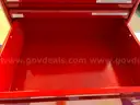 Red Medicine Cart &#x26; IV Pole