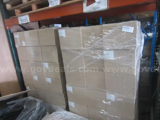 Two Pallets of unused wipe dispensers