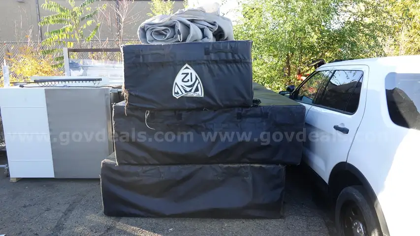 Lot of High Jump Pit Pads