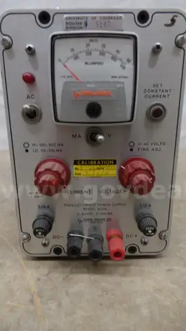 Power Designs Inc. 4005 Transistorized Power Supply