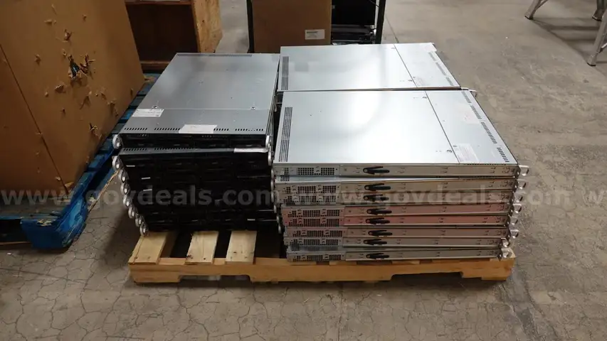 Pallet of 24 assorted Supermicro servers