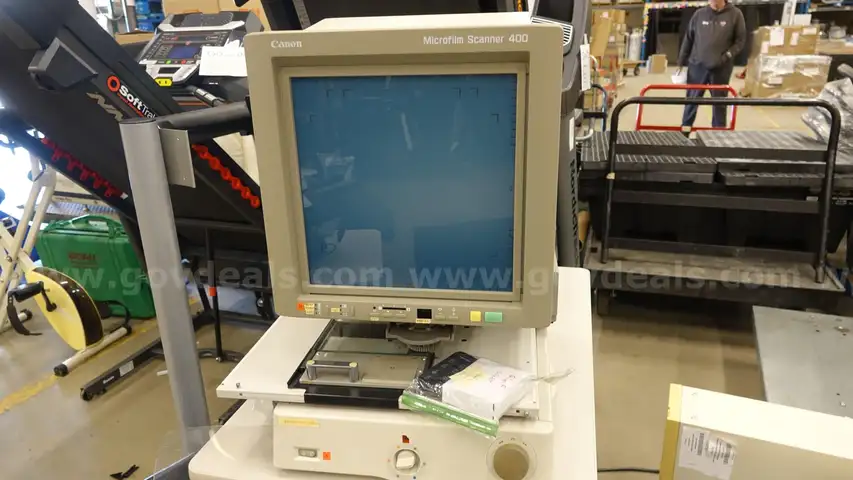 Microform Scanner with Film Carriage