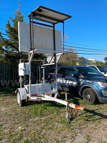 Vermac Sign Board Trailer - Not Operable