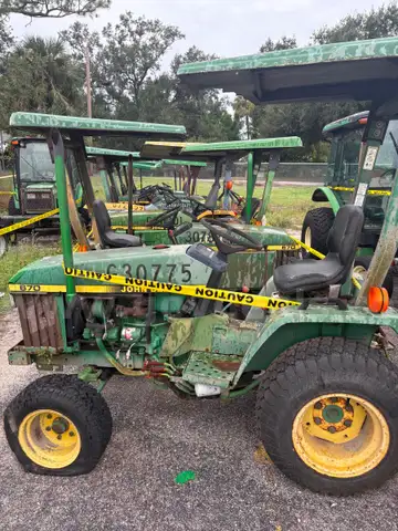 (10) Assorted John Deere/Challenger Tractors