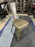Lot of Metal Dining Chairs