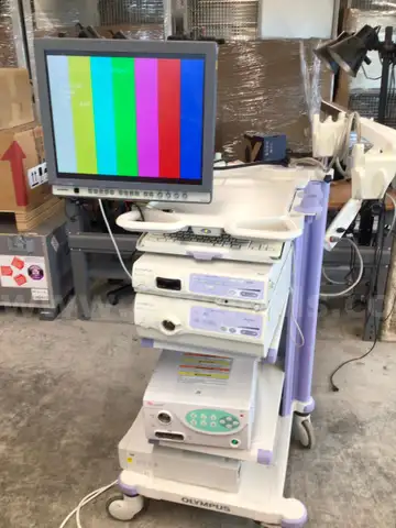 Olympus Endo Cart w/ Exera II CV &#x26; CVL 180