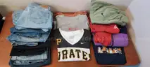 Lot of Used Clothing and Shoes