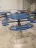 Qty 6 - Outdoor Round Metal Tables