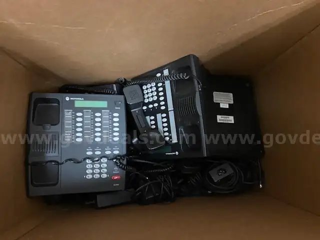 lot of Motorola radios and pagers