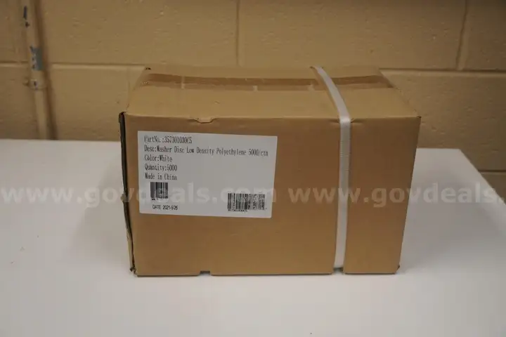 Case of LD Polyethelene Washer Disc (5000 Count)