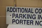 Commuter Parking in Porter North Sign
