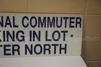 Commuter Parking in Porter North Sign