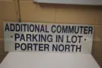 Commuter Parking in Porter North Sign
