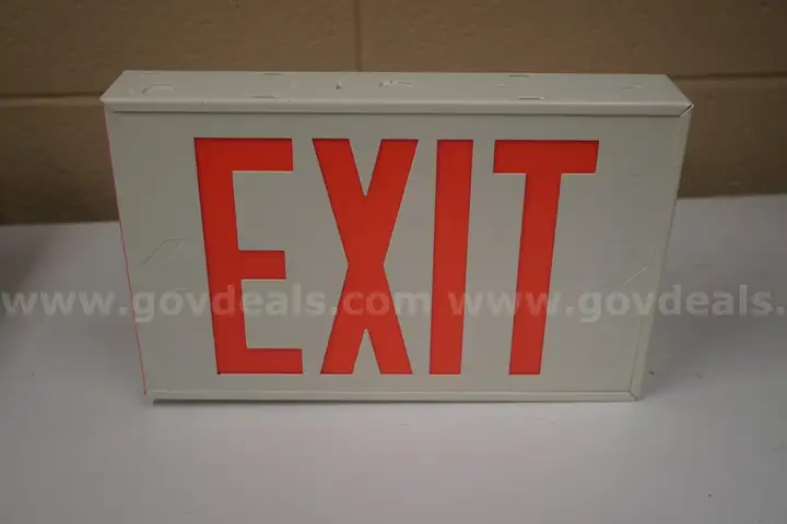 Thomas and Betts Lighted Steel Exit Sign