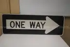 One Way Arrow Sign