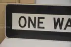 One Way Arrow Sign