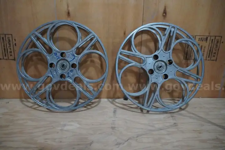 Pair of Goldberg Bros 35mm Film Reels
