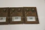Four Vintage Mailbox Doors