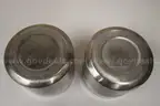 Pair of Bon Chef Cold Wave Classic Salad Dressing Containers
