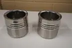 Pair of Bon Chef Cold Wave Classic Salad Dressing Containers