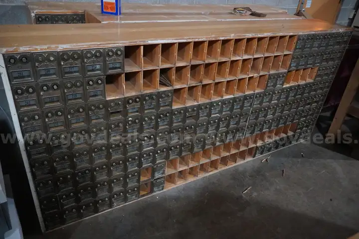 Vintage Mailbox Cabinet #2