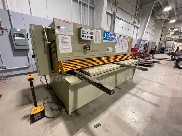 U.S. Industrial Machinery 8' x 1/4" Hydraulic Shear US825