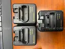 Lot of Motorola Pagers w/ bases and cords