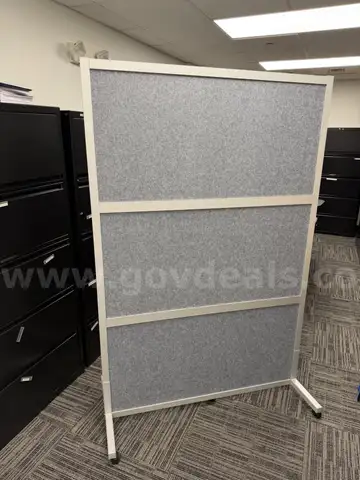 Lot of Office Furniture & Equipment – Chairs, Desk, Whiteboard, Dividers, Air Purifier, Lamp