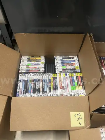 Assorted Library DVDs: 10 Cartons Lot #8