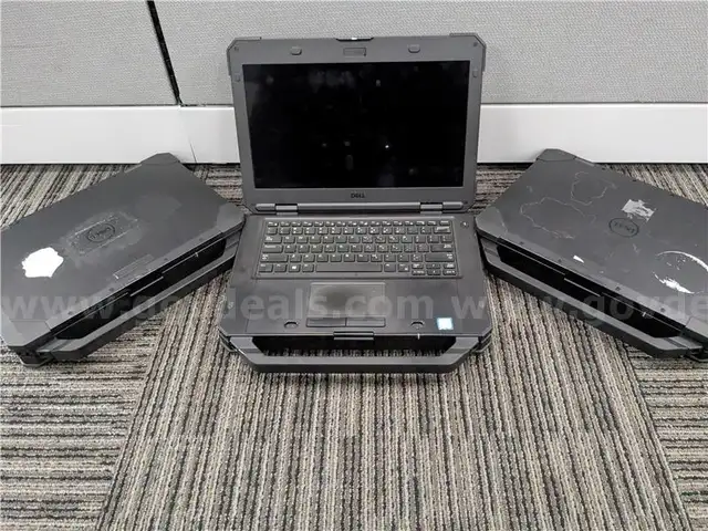 Lot of 8 RUGGED 5424 Laptops