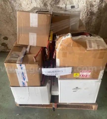 Pallet of Cirrus Parts