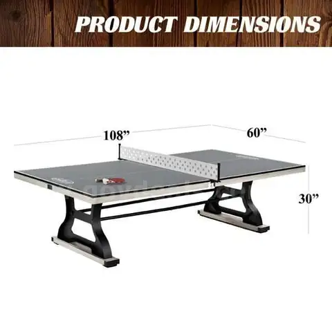 2-Piece Table Tennis Table