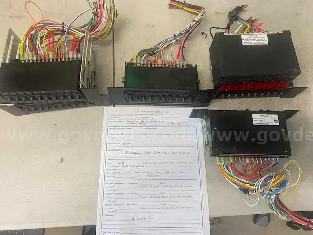 Whelen Emergency Light Control Box with Switches - LOT of 6