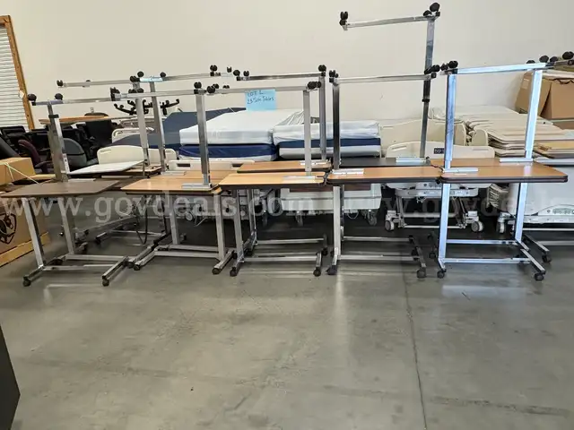(23) Side Tables (w/rolling wheels)