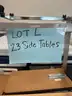 (23) Side Tables (w/rolling wheels)