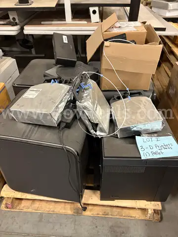 (1) Pallet of 3-D Printers &#x26; Parts