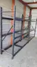 Four (4) steel shelving units, used for document storage