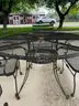 Outdoor Black Metal Furniture Set