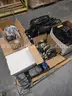 Lot of 17 Dell Desktops, 16 Dell Laptops, and 17 Dell Monitors, plus accessories.