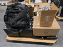 Lot of 17 Dell Desktops, 16 Dell Laptops, and 17 Dell Monitors, plus accessories.