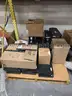 Lot of 6 Dell desktops, 17 Dell laptops, 17 Dell Monitors, 1 HP portable printer, and accessories