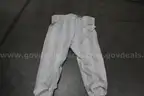 Lot of Adidas White/Gray Striped IU Football Padless Compression Shorts
