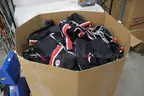 Lot of ~287 Adidas Black Indiana University Football Compression Shorts &#x2013; Padless, Custom Team Issue, Multiple Sizes