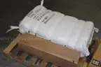 Lot of two items, (1) 25x40&#x22; Woven Poly Bags (1,000 Bags) + (1) Roll of 33x50&#x22; Black 6 Mil Printed Bags &#x2013; Palletized