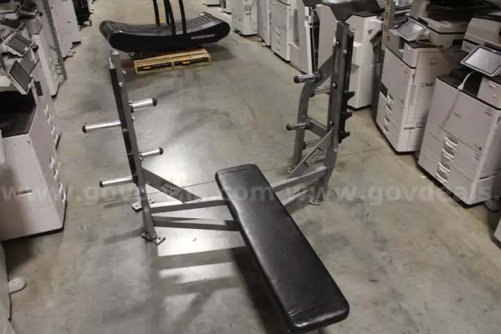 Hammer Strength Bench Press w/ Weight Storage