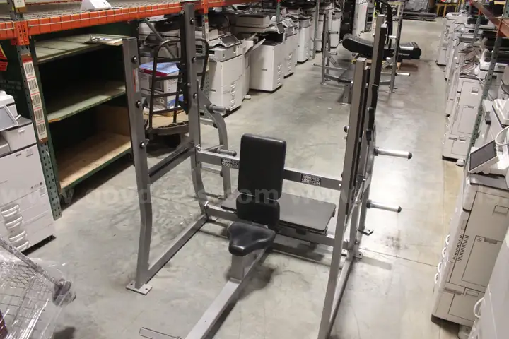 Hammer Strength Military Press w/ Weight Storage